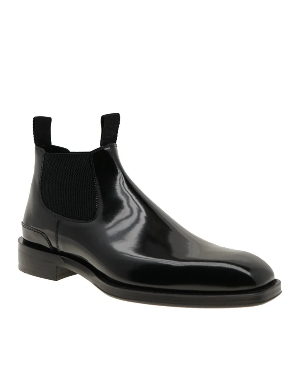 Burberry Bloomsbury Chelsea Boots Black Leather Size 43 New